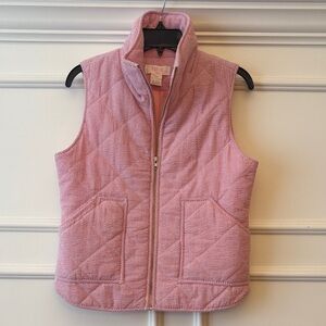 Peach Love California Quilted Pink Vest